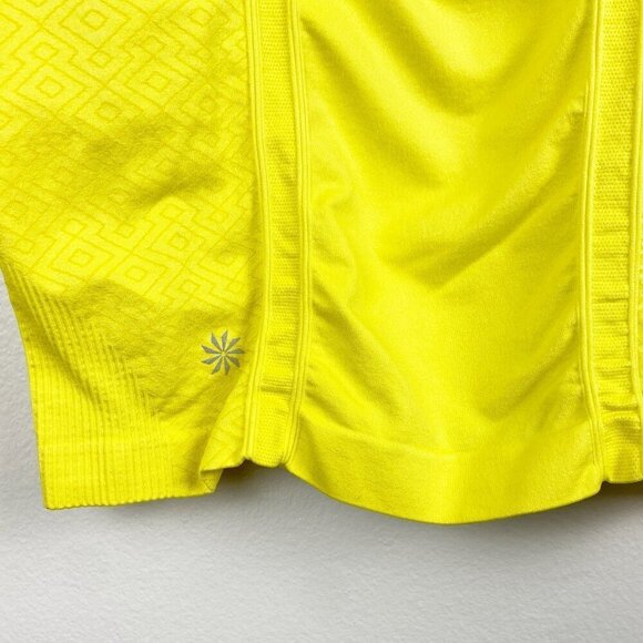 ATHLETA | Yellow Fast Track Half Zip Pullover Jacket Small - Picture 5 of 7